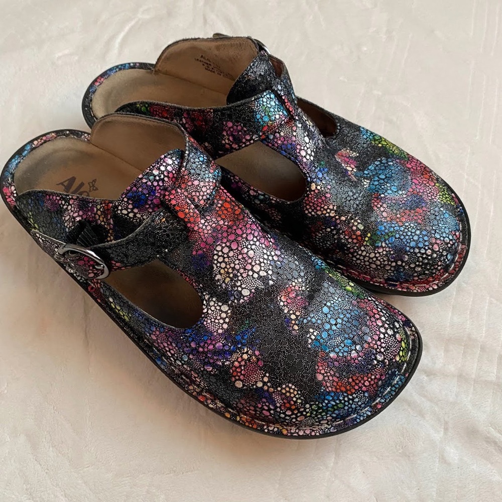 Alegria Womens clog, multicolor, size 40
